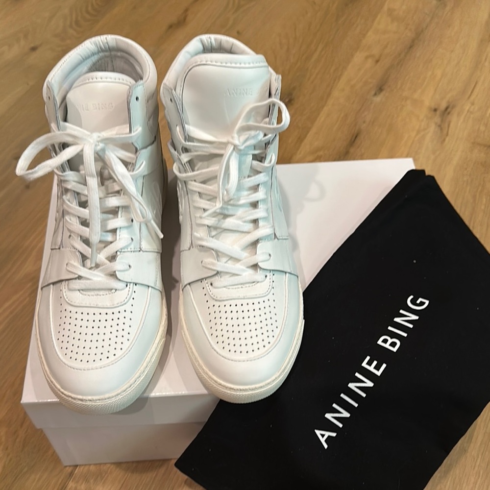 Anine Bing Classic White High-Tops